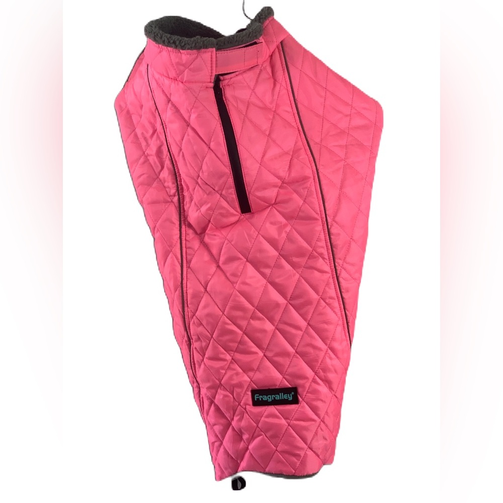 Fragralley Dog Winter Coat Jacket Pink/ Grey. SZ XXL. NWOT